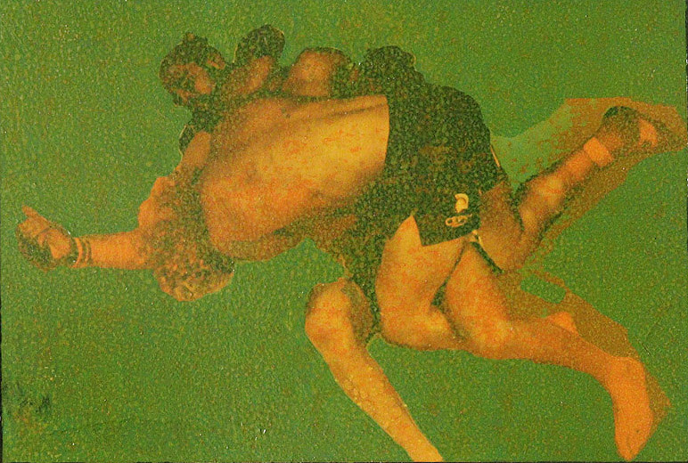 5 Tafeln 1, 21x30 cm Acryl auf MDF Platte
