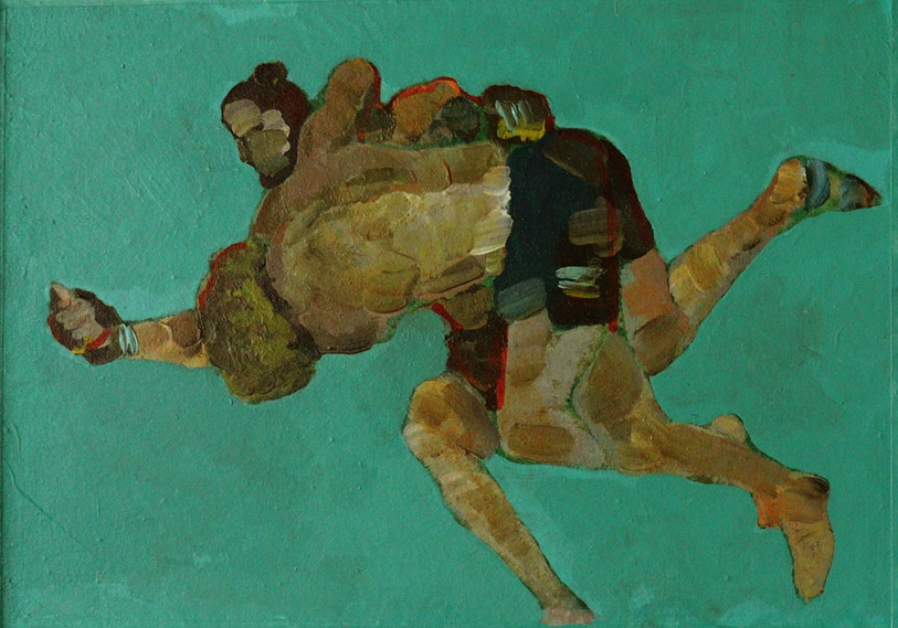 5 Tafeln 2, 21x30 cm Acryl auf MDF Platte