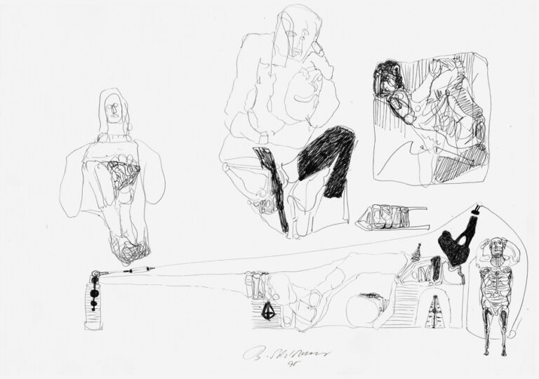 Zeichnung, 30x41,5 cm, 1995
