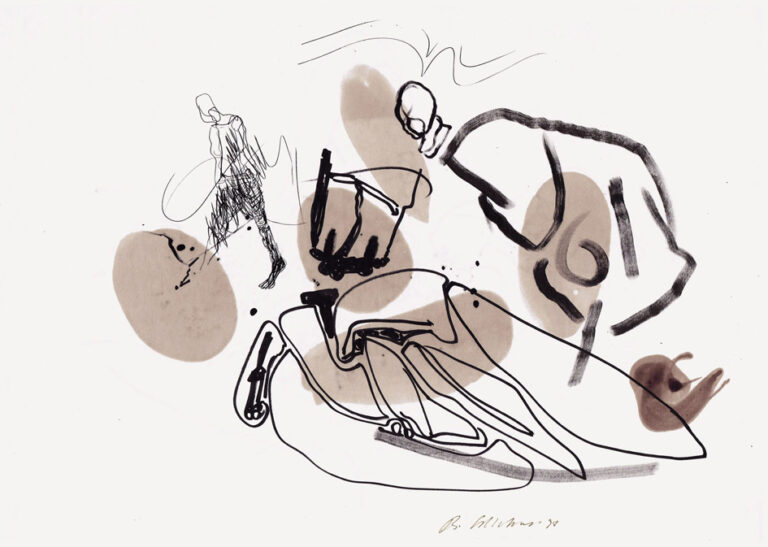 Zeichnung, 30x41,5 cm, 1995