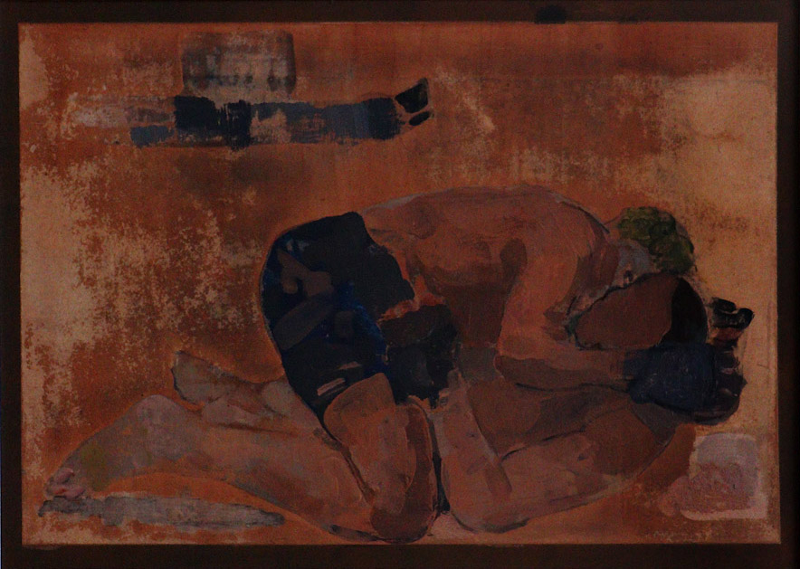 Kickboxing 16 10 2021 30×42 cm Acryl auf MDF-Platte Kickboxing 16 10 2021 30x42 cm Acryl auf MDF-Platte