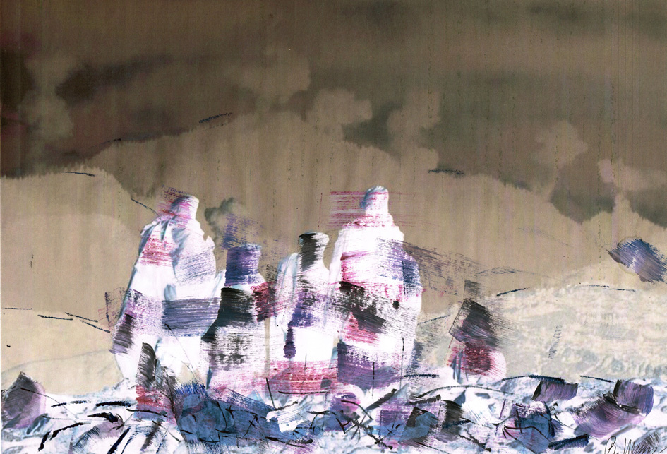 Nicht mehr weiter, 2017, 41,5x29,2 cm
