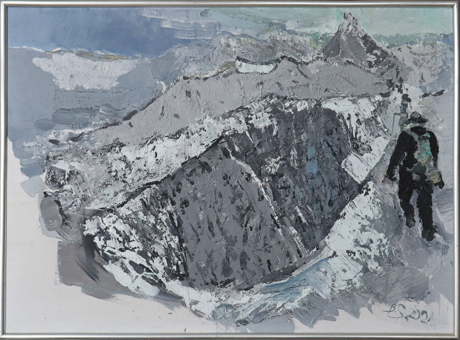 Whympers Aufstieg, 50x70 cm, 2021